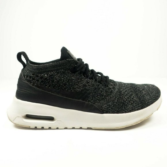 Nike Air Max Thea Ultra Flyknit Sneakers - Women's Size 6.5 - Black - Picture 4 of 9